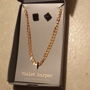 Violet Harper necklace and earring set
